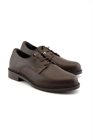 Raven Kahve Kadın Loafer 