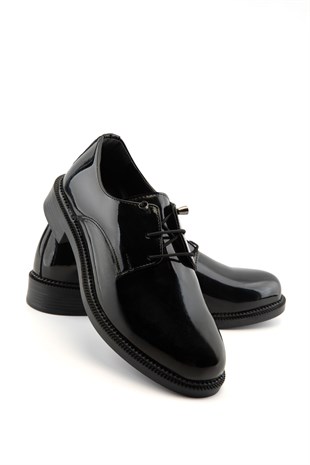 Raven Siyah Rugan Kadın Loafer