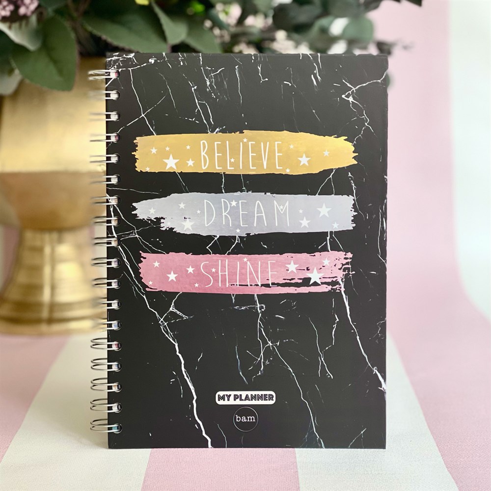 Believe Dream Shine My Planner Special Designed Timeless Planner