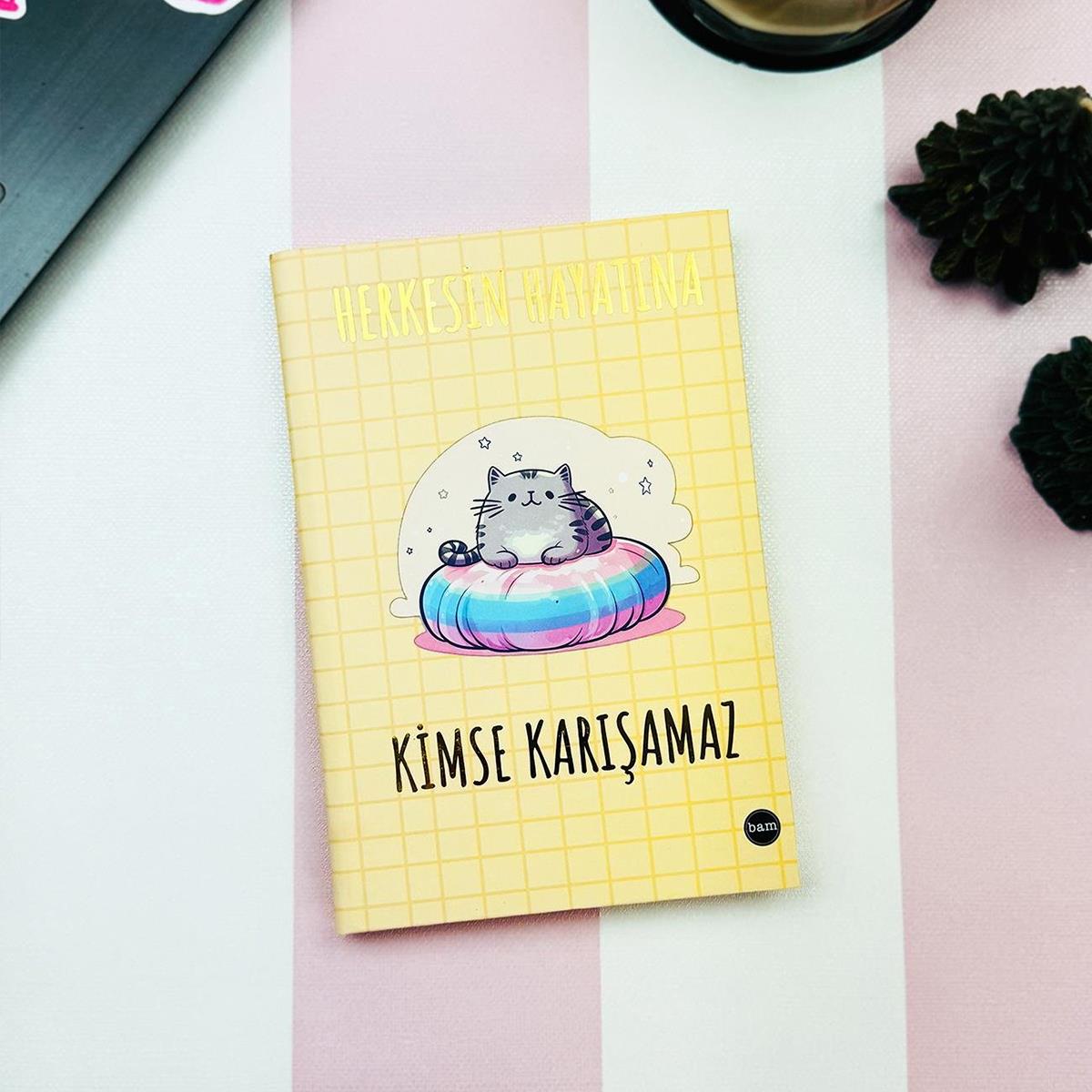  Herkesin Hayatına Kimse Karışamaz Tasarımlı Kırtasiye Seti 