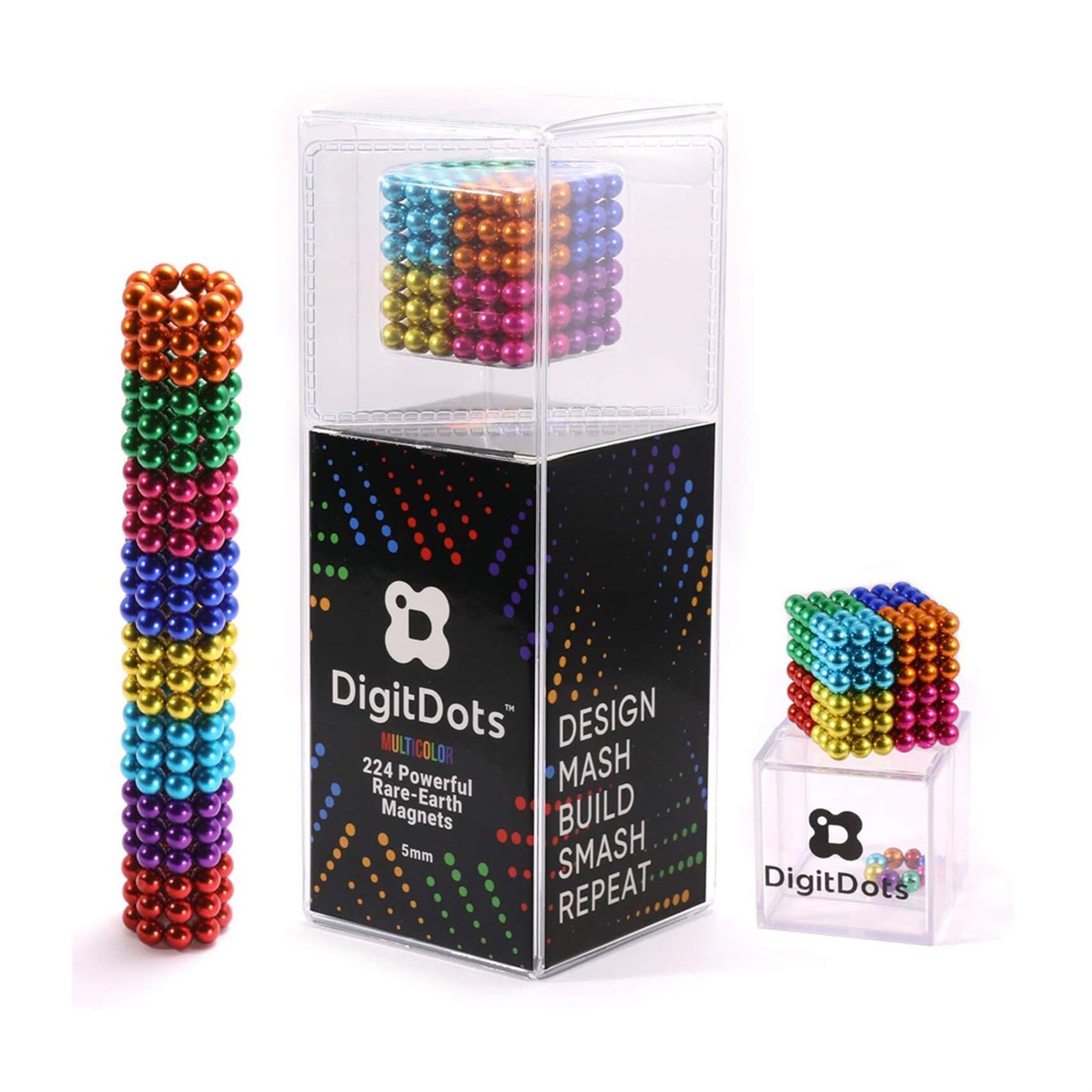  Renkli Neocube 5mm Neodyum Mıknatıs Oyun Seti