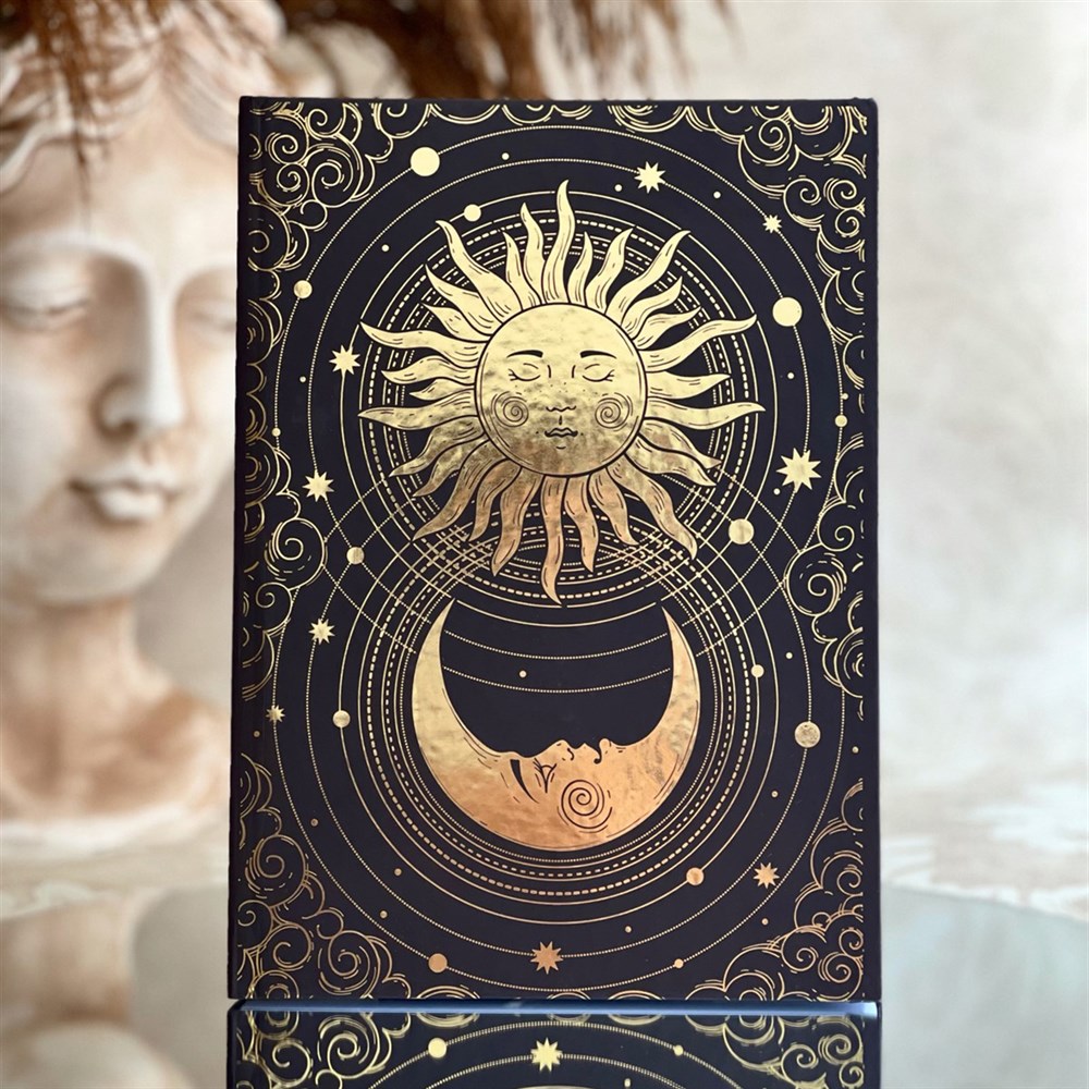  Tarot Tasarımlı Lak Kapaklı Tarihsiz Ajanda 