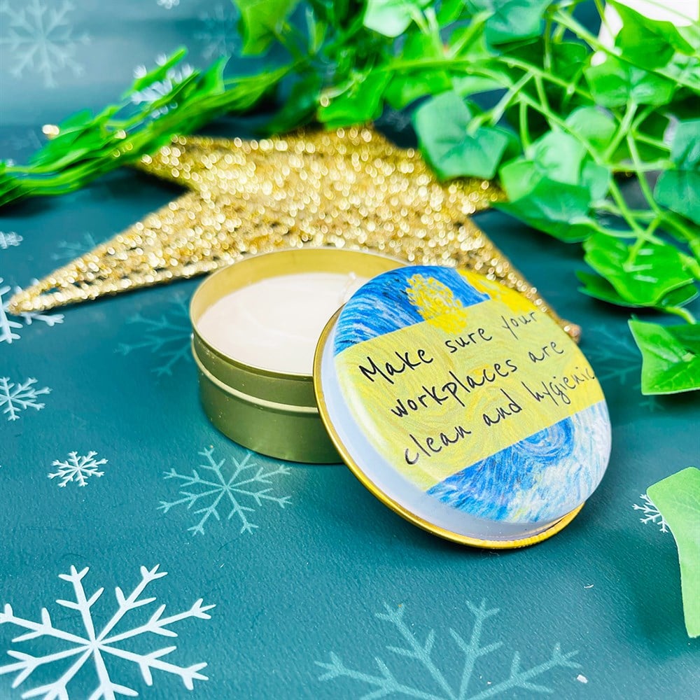  Van Gogh Tasarımlı Kokulu Teneke Mum 