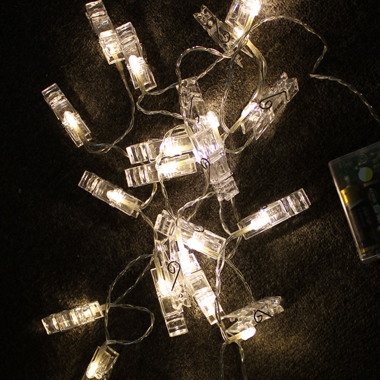 20 Li Işıklı Led Mandal