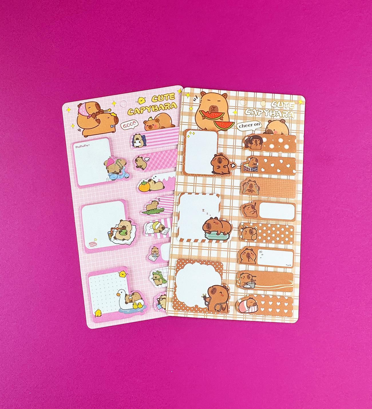 25x15 Post-it Seti Capybara x12