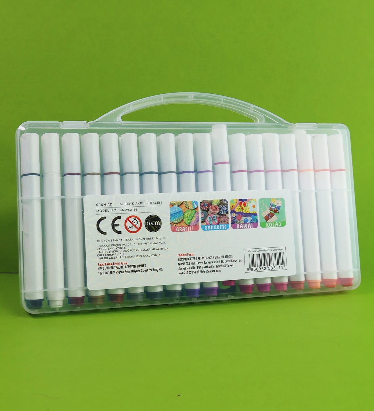 36lı Marker Kalem