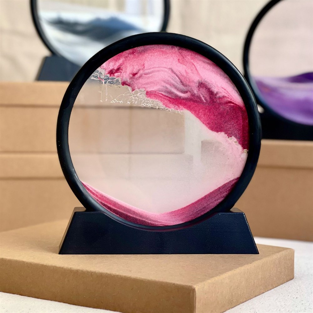 3D Hareketli Derin Deniz Manzaralı Kum Çerçeve
