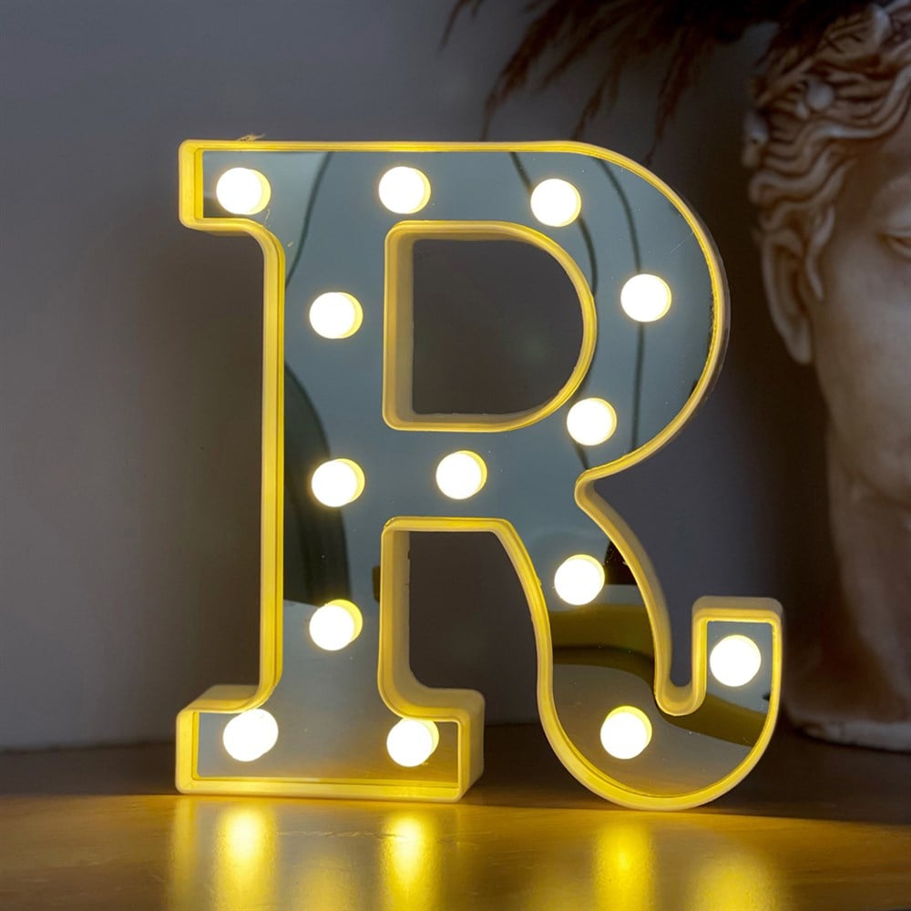 3D Led Letters R