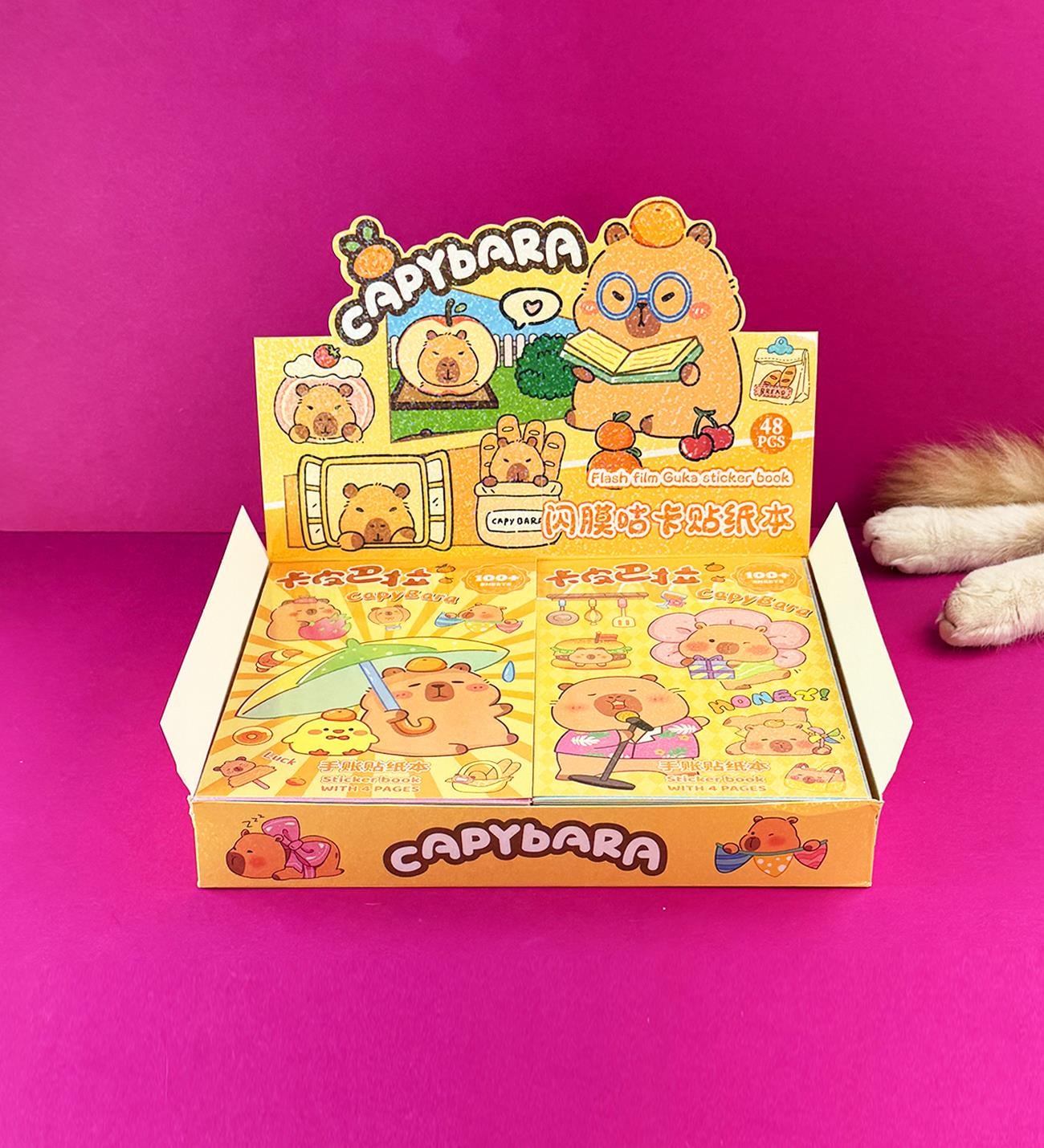 4 Sayfa Sticker Defter Capybara x48