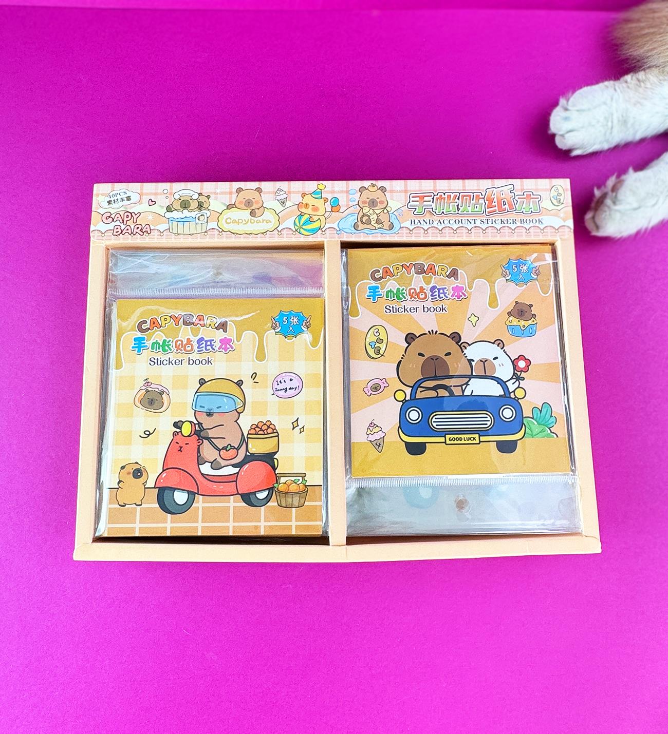 5 Sayfa Sticker Defter Capybara x40