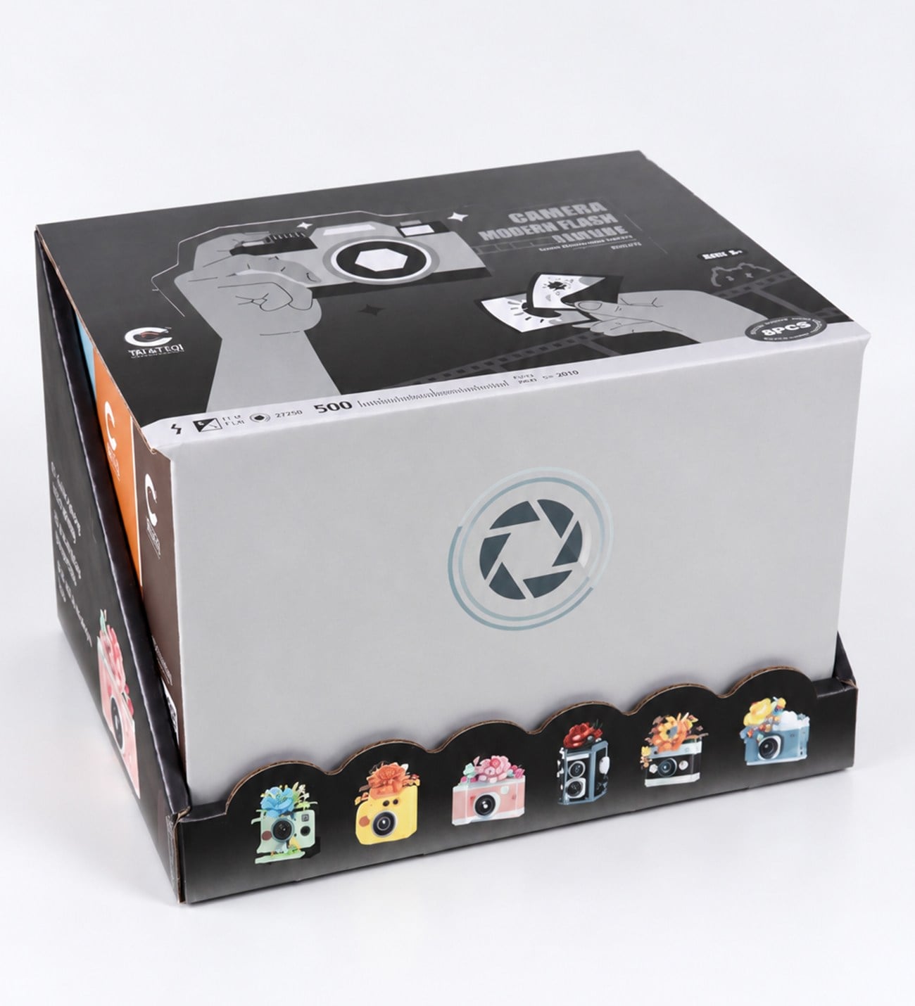 7438-7443 234 Parça Mini Kamera Yapı Blokları 6 Asorti x 6