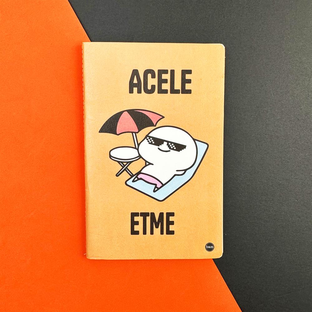 Acale Etme Tasarımlı Terzi Dikişli Defter