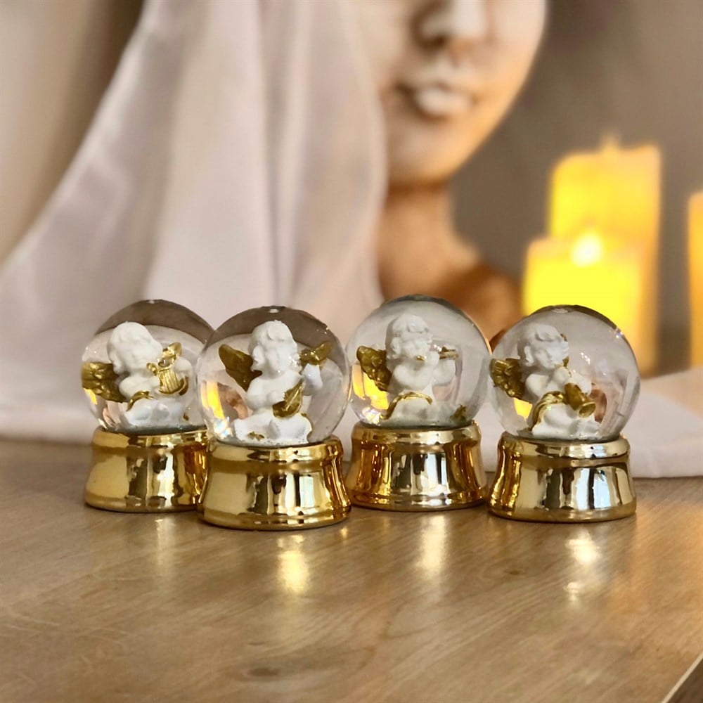 Altınyaldızlı Mini Kar Küresi