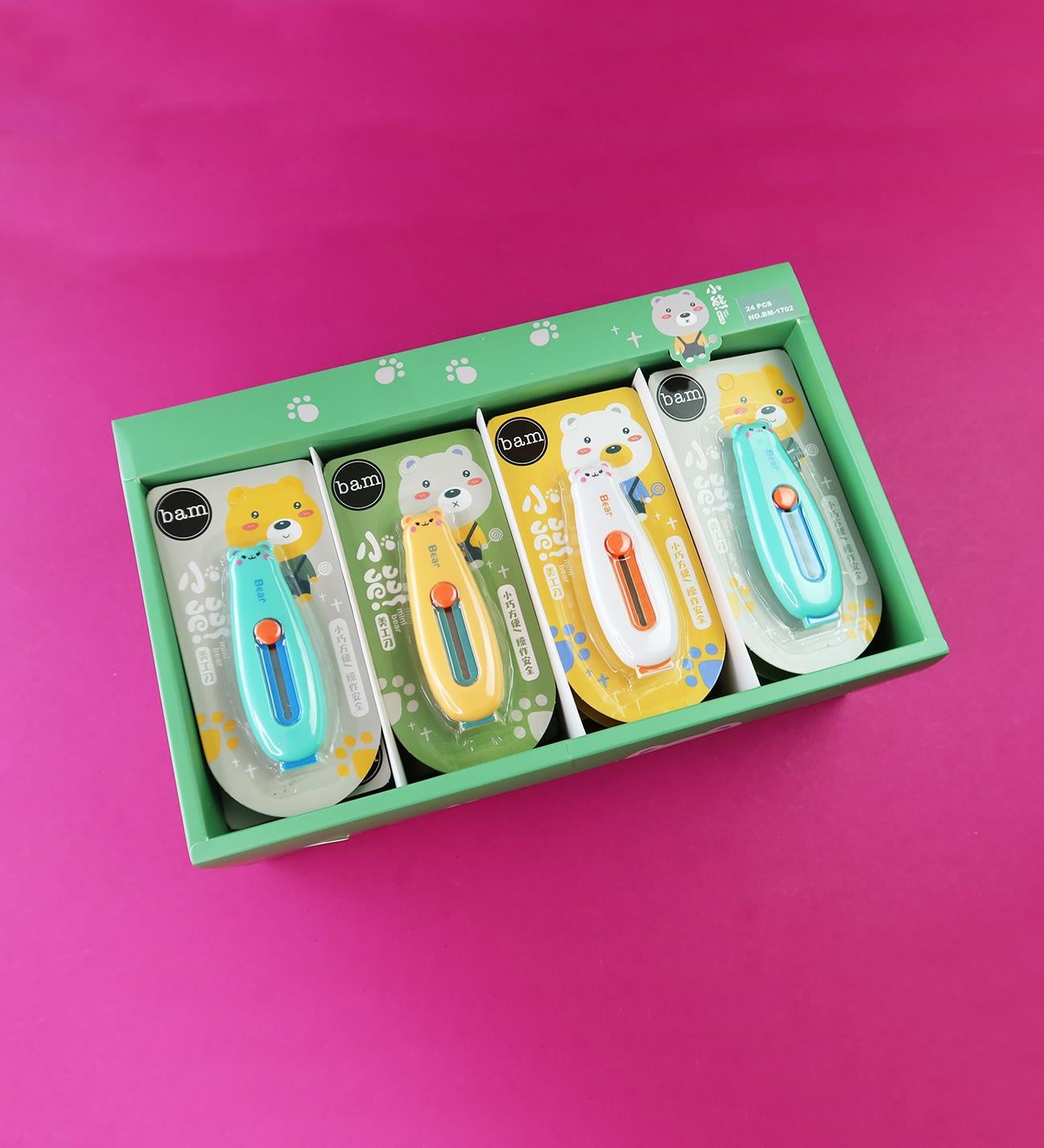 Ayıcık Figürlü Maket Bıçağı x24