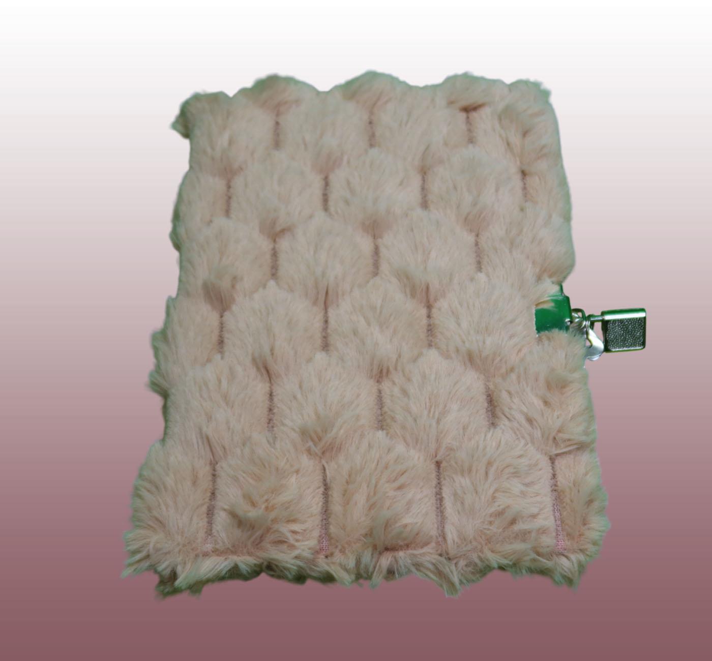 Bam 2117 80 Yaprak Çizgili Kilitli Peluş Defter x4