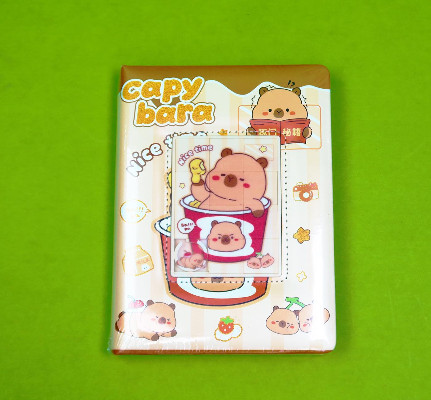 Bam 2135 Yapboz Kapaklı Capybara Defter x 12