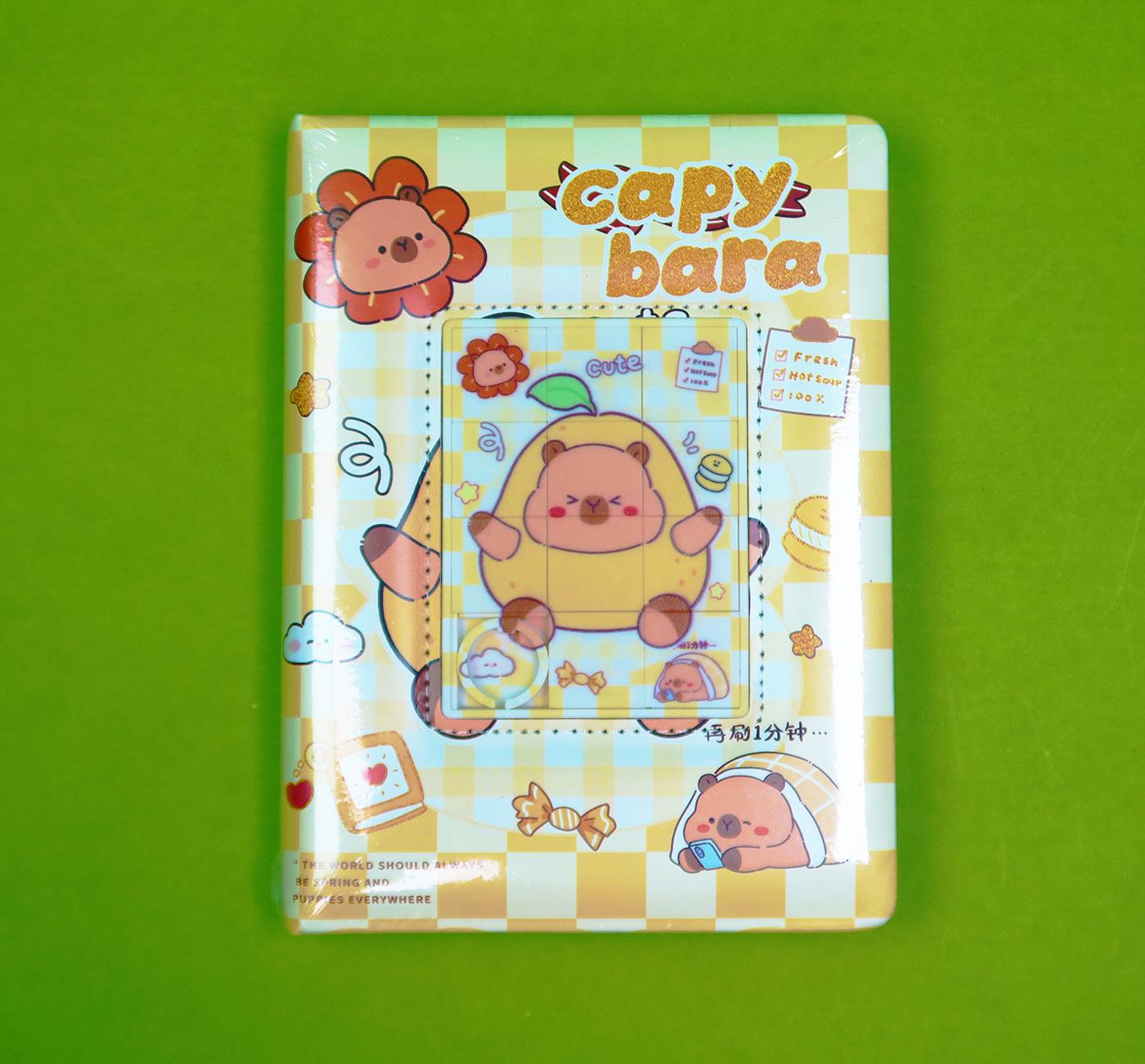 Bam 2135 Yapboz Kapaklı Capybara Defter x 12