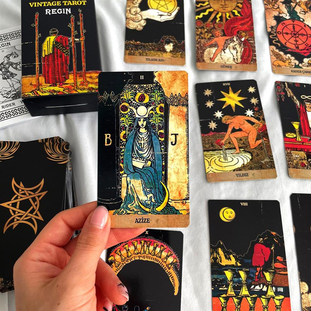 Bam Black Vintange Tarot Kartı