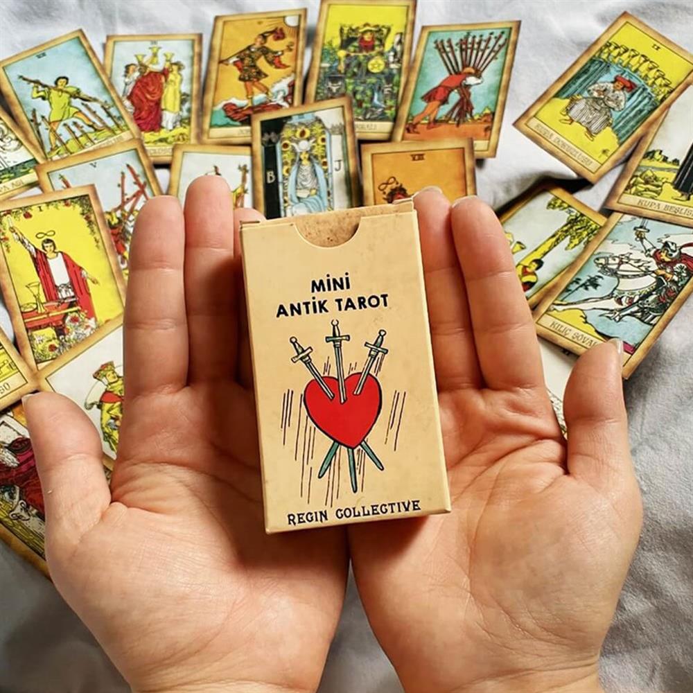 Bam Mini Antik Tarot Kartı