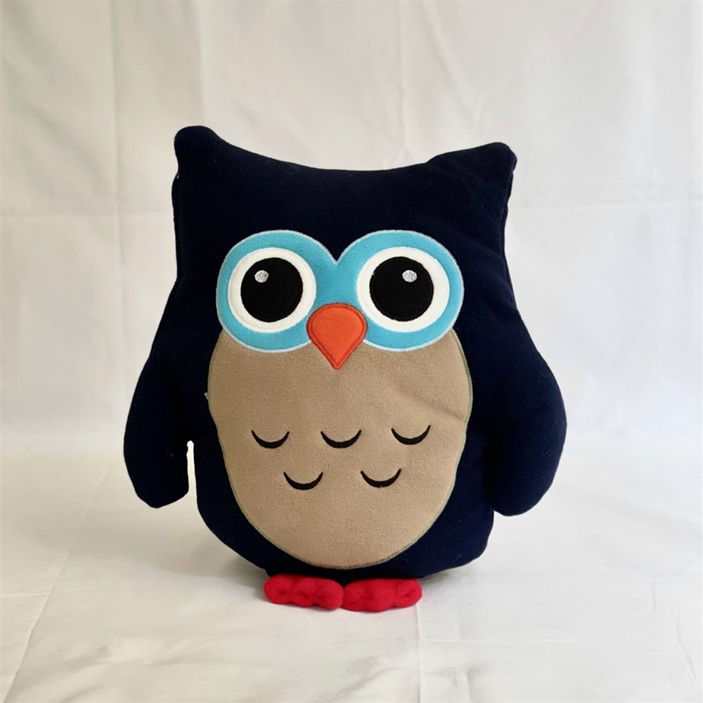 Baykuş Tasarımlı Peluş Yastık 