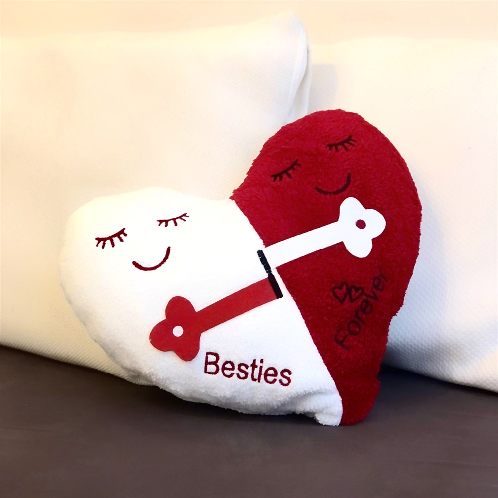 Best Friends Forover Tasarımlı Peluş Yastık