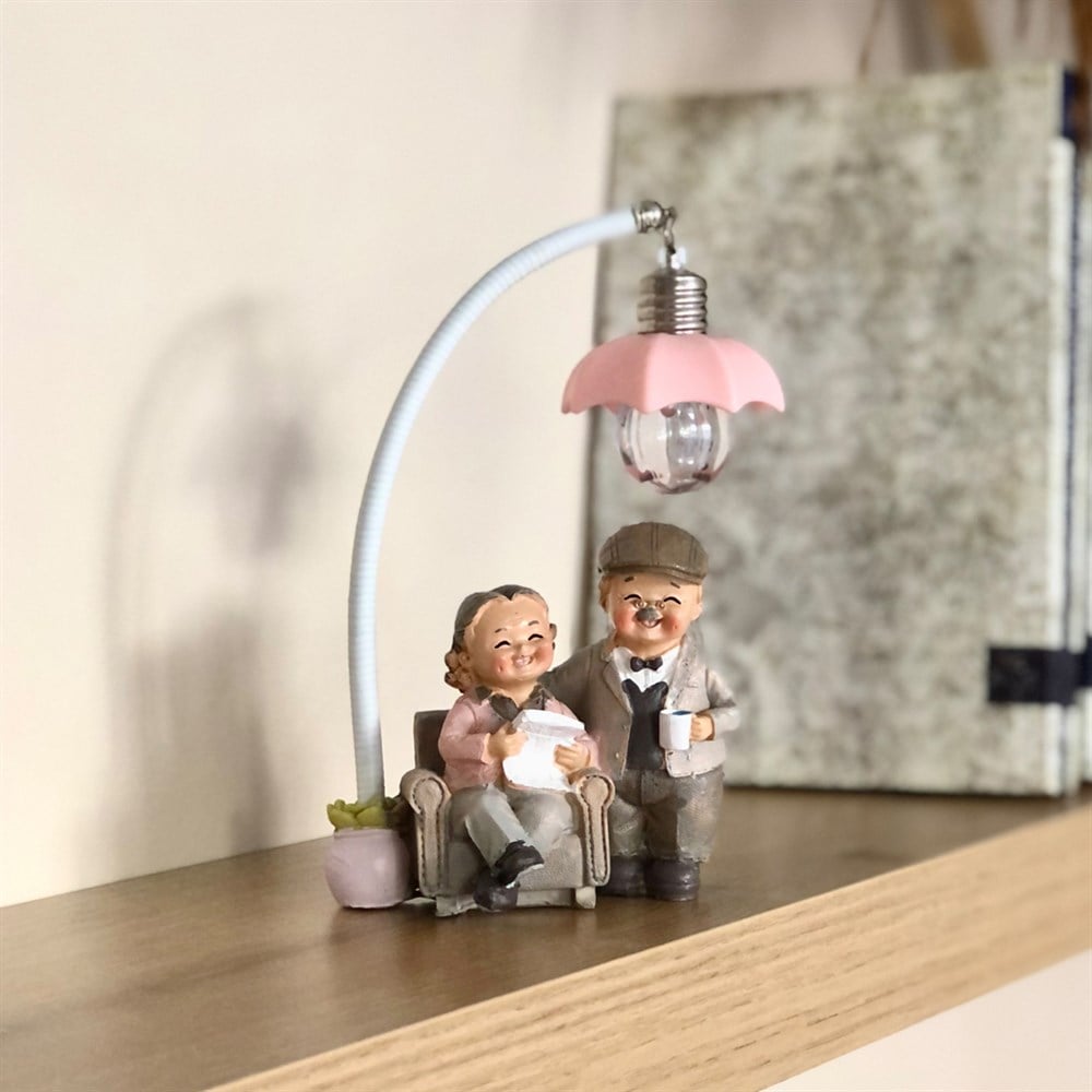 Birlikte Yaşlanılım Işıklı Biblo 