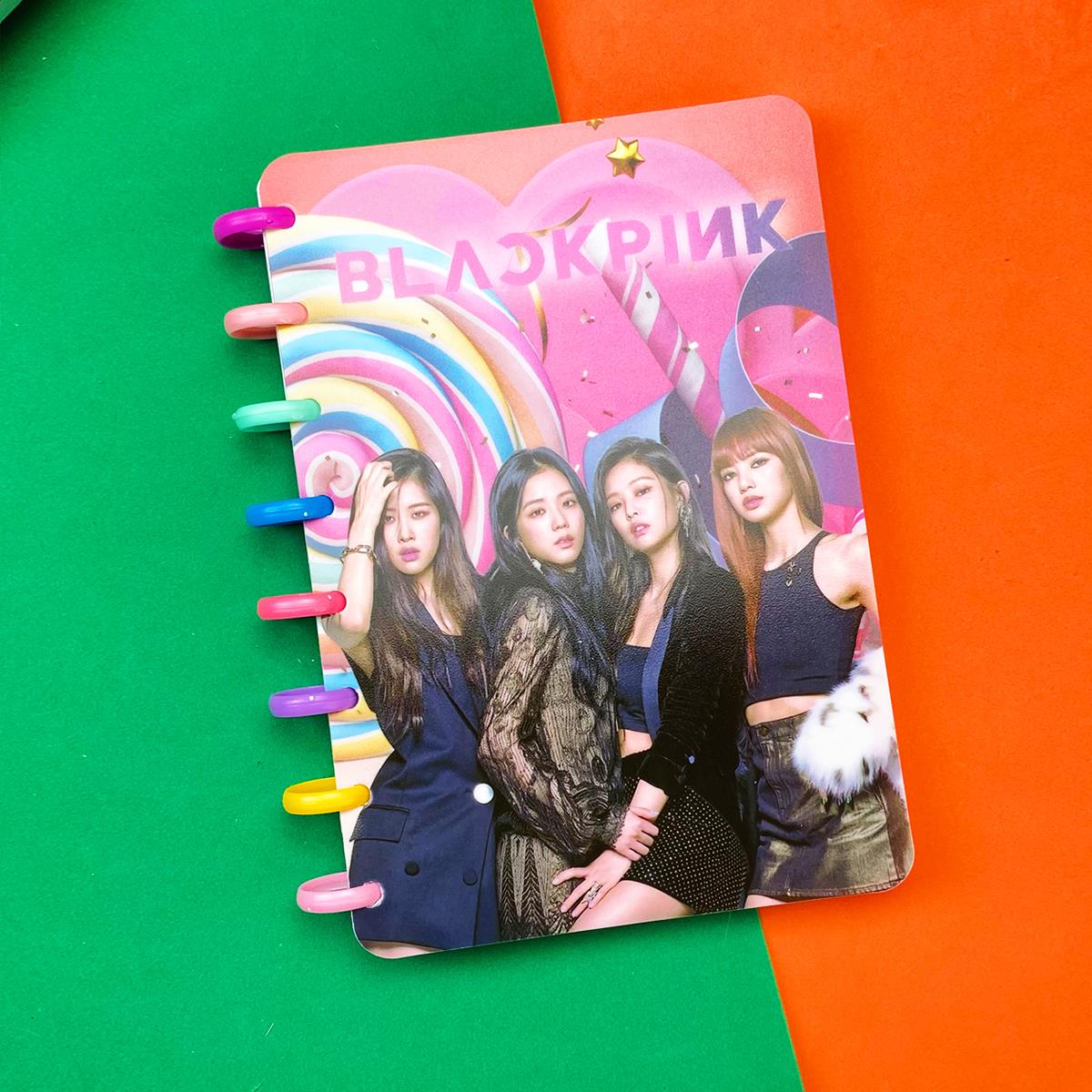 Black Pink Yeni Nesil Kalp Spiralli Defter