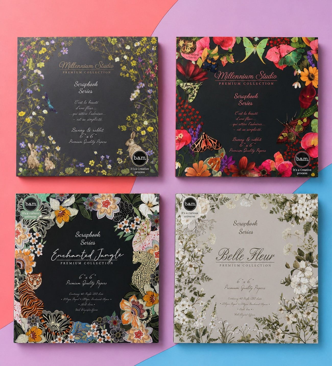 Bm-2563 Scrapbook Desen Defteri 