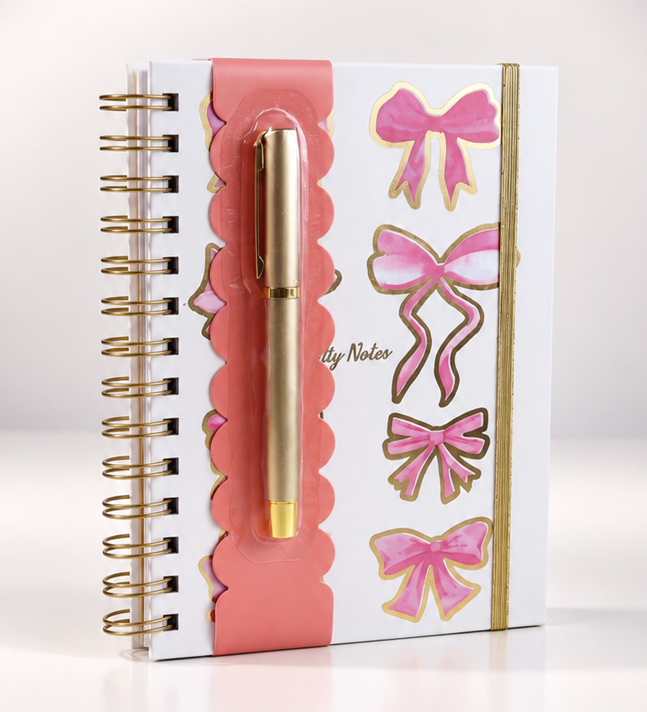 BM-2568  Kurdela Figürlü 160 Yaprak Çizgili + 1Sayfa Sticker Defter Tükenmez Kalem Set X 6