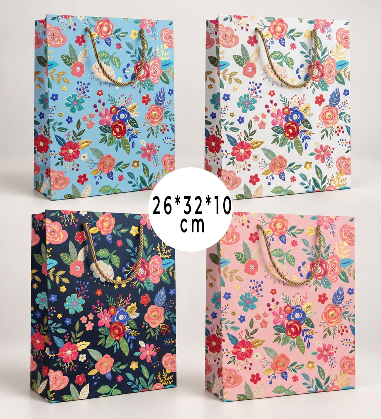 BM-2654 26*32*10 cm. Karton Çanta x 12
