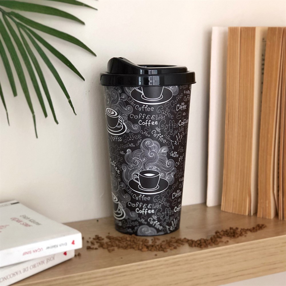 Büyük Boy Tasarım Kahve Bardağı 650 ml