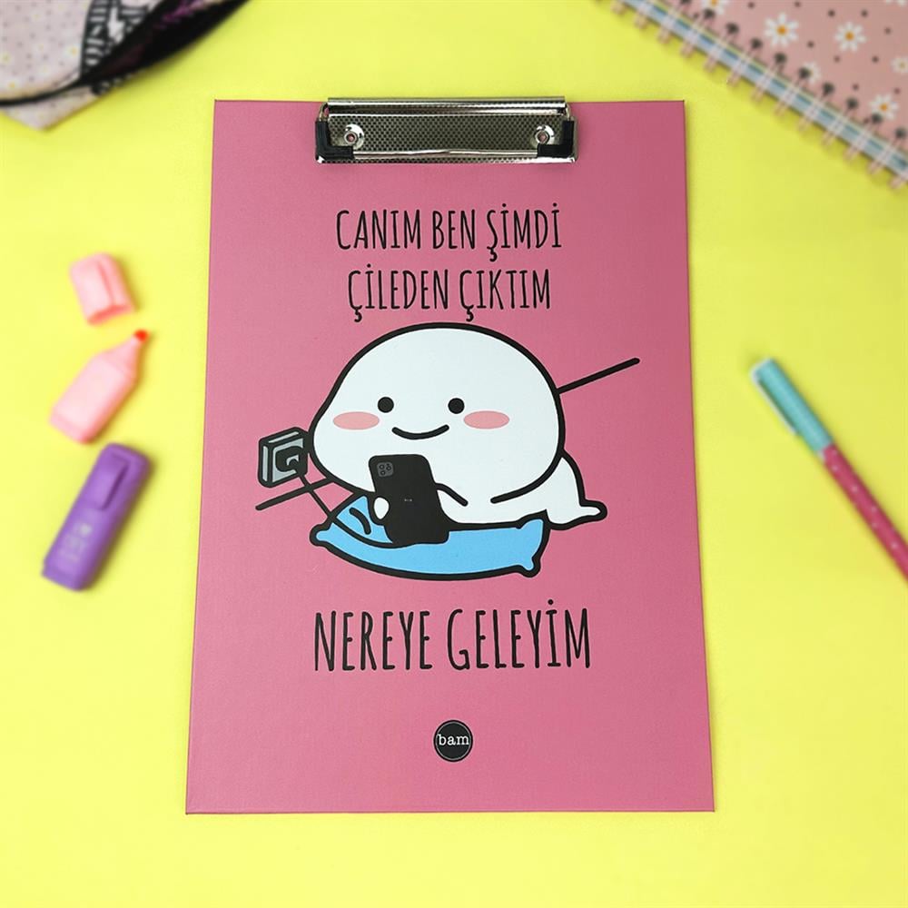Canım Ben Şimdi Çileden Çıktım Tasarımlı Sekreterlik 
