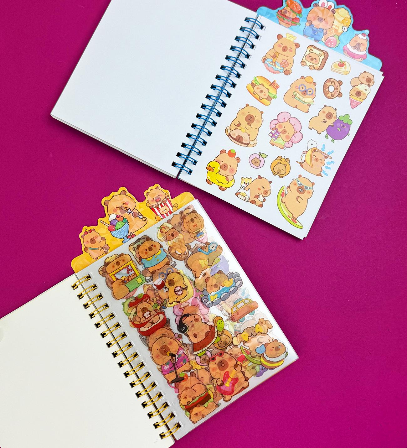 Capybara Otomat Tasarımlı Defter x12