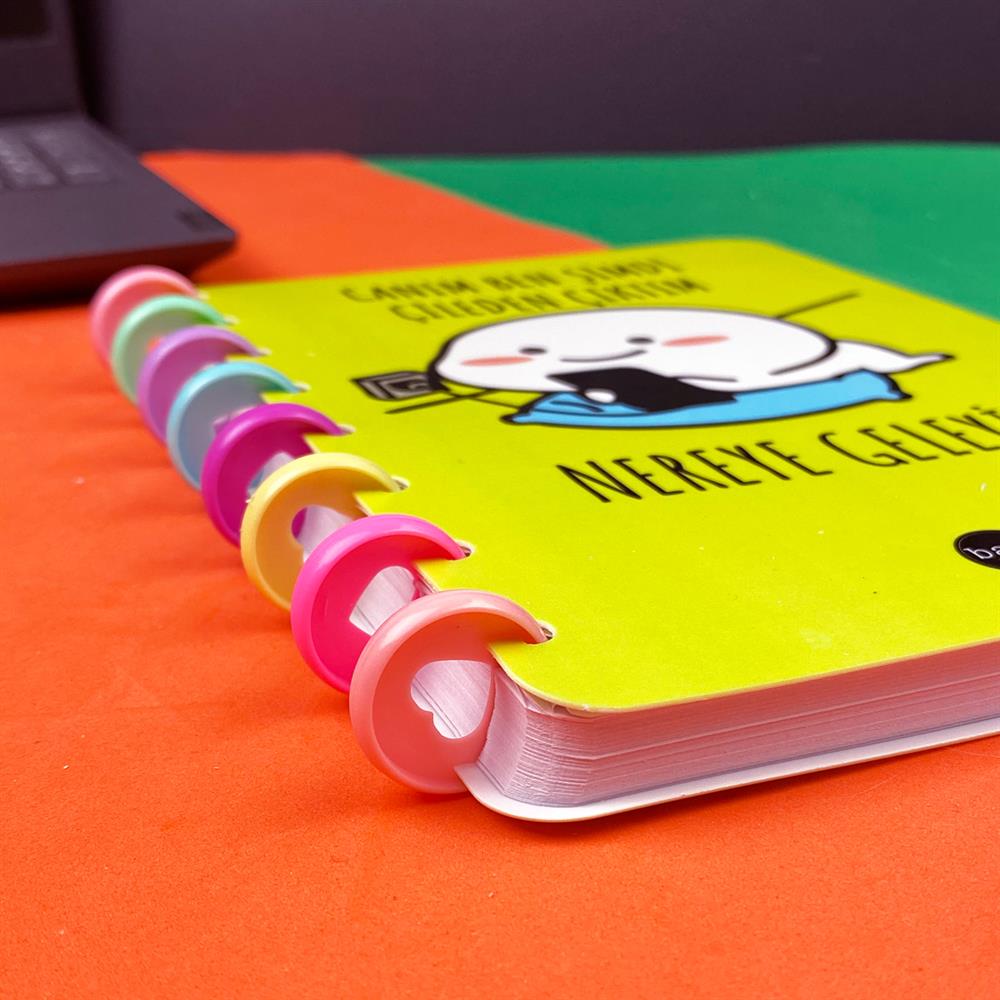 Çileden Çıktım Nereye Geleyim Tasarımlı Kalp Spiralli Defter