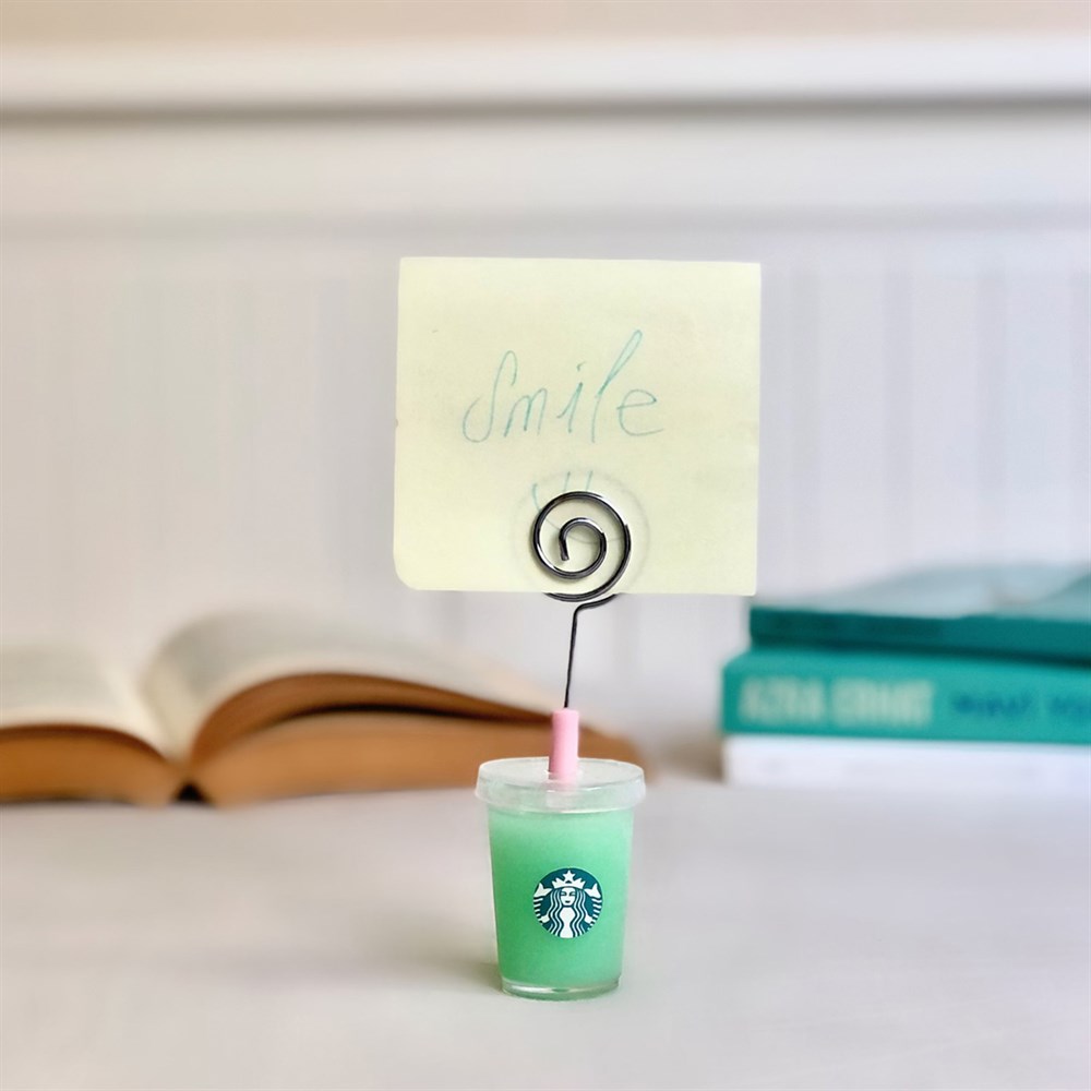 Coffe Tasarımlı Not Tutucu