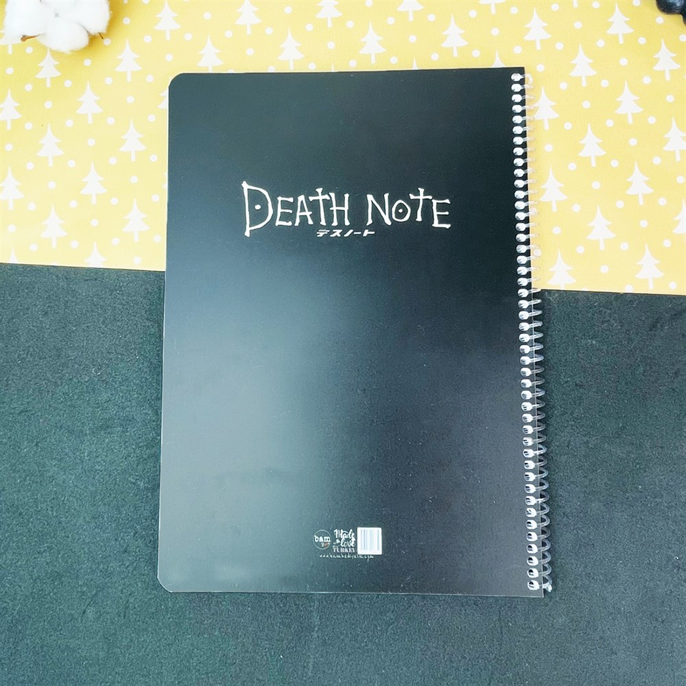 Death Note Tasarımlı Çizgili A4 Defter