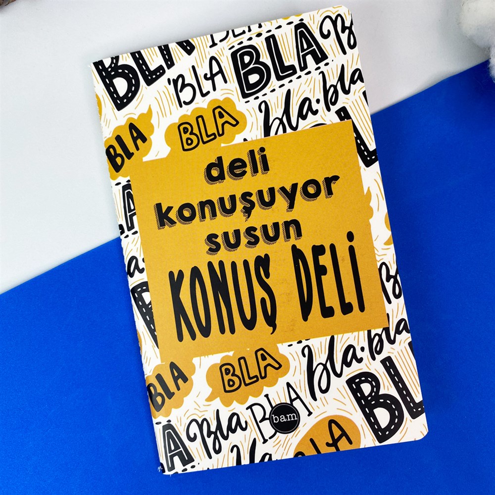 Deli Konuşuyor Susun Tasarımlı Terzi Dikişli Defter
