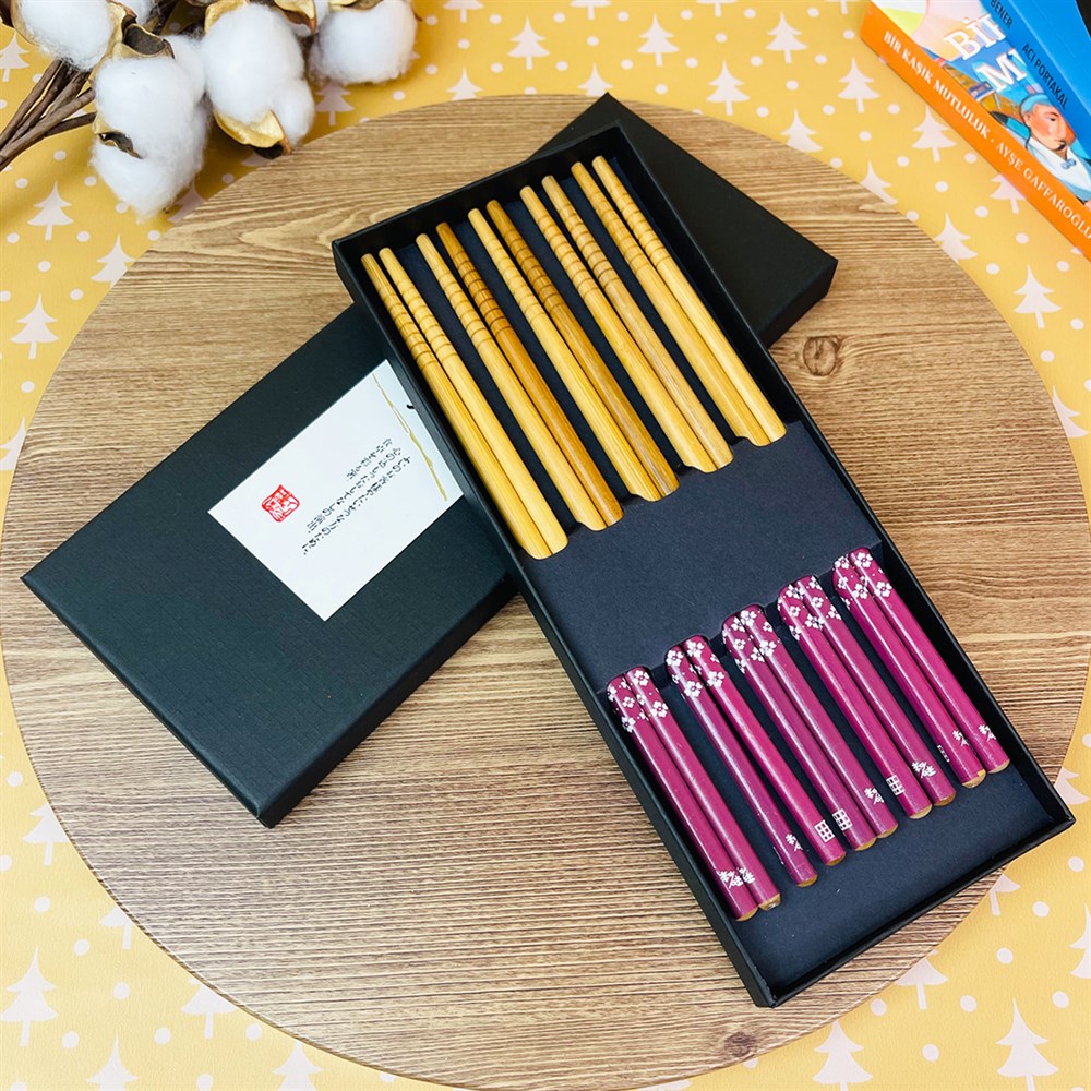 Desenli Chopstick Toptan