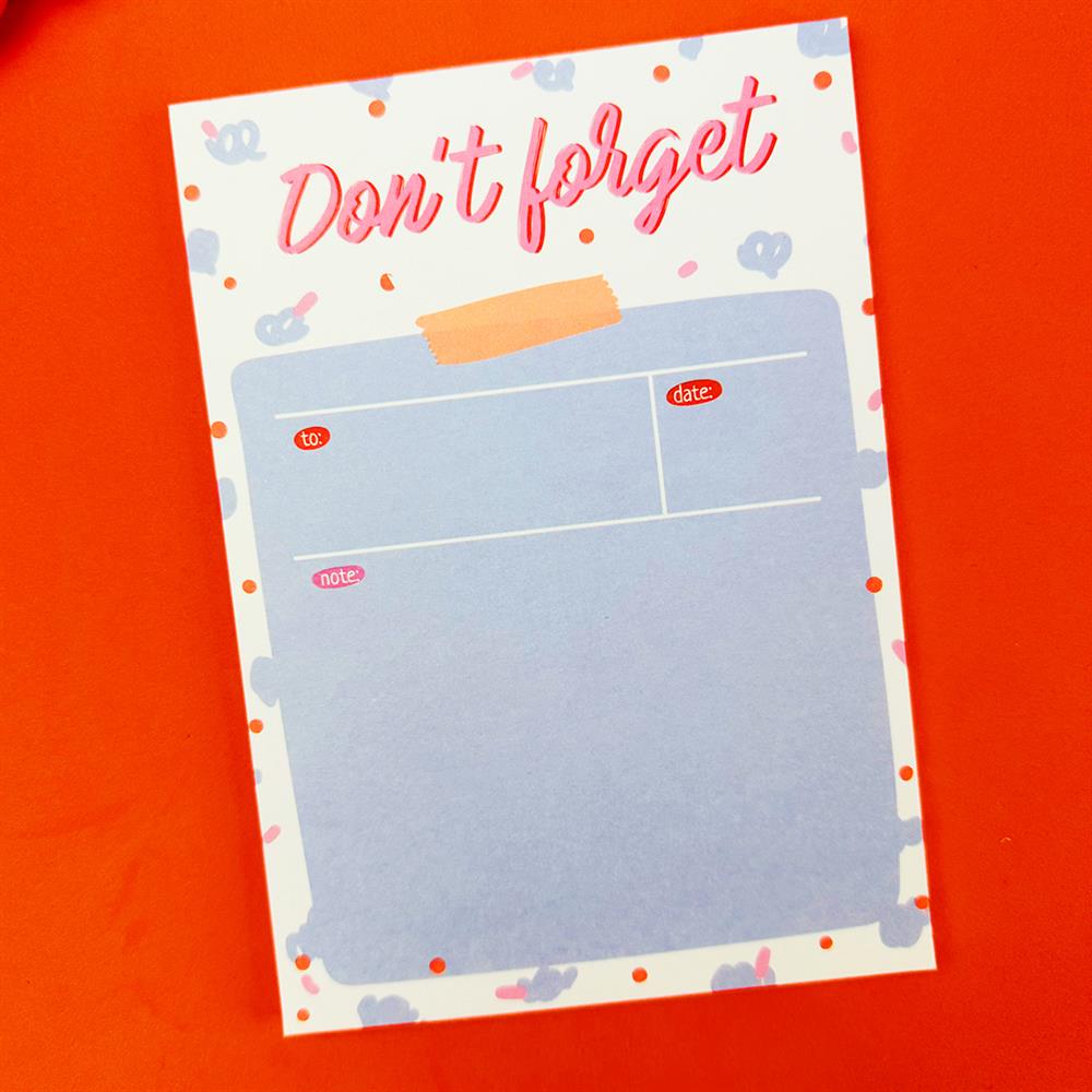Dont Forget Tasarımlı To Do List Yapılacak Listesi