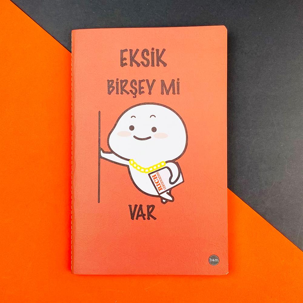 Eksik Birşey Mi Var Tasarımlı Terzi Dikişli Defter