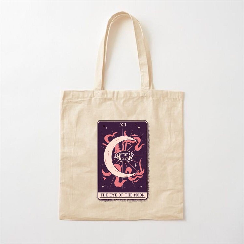 Eye Moon Tasarımlı Bez Çanta