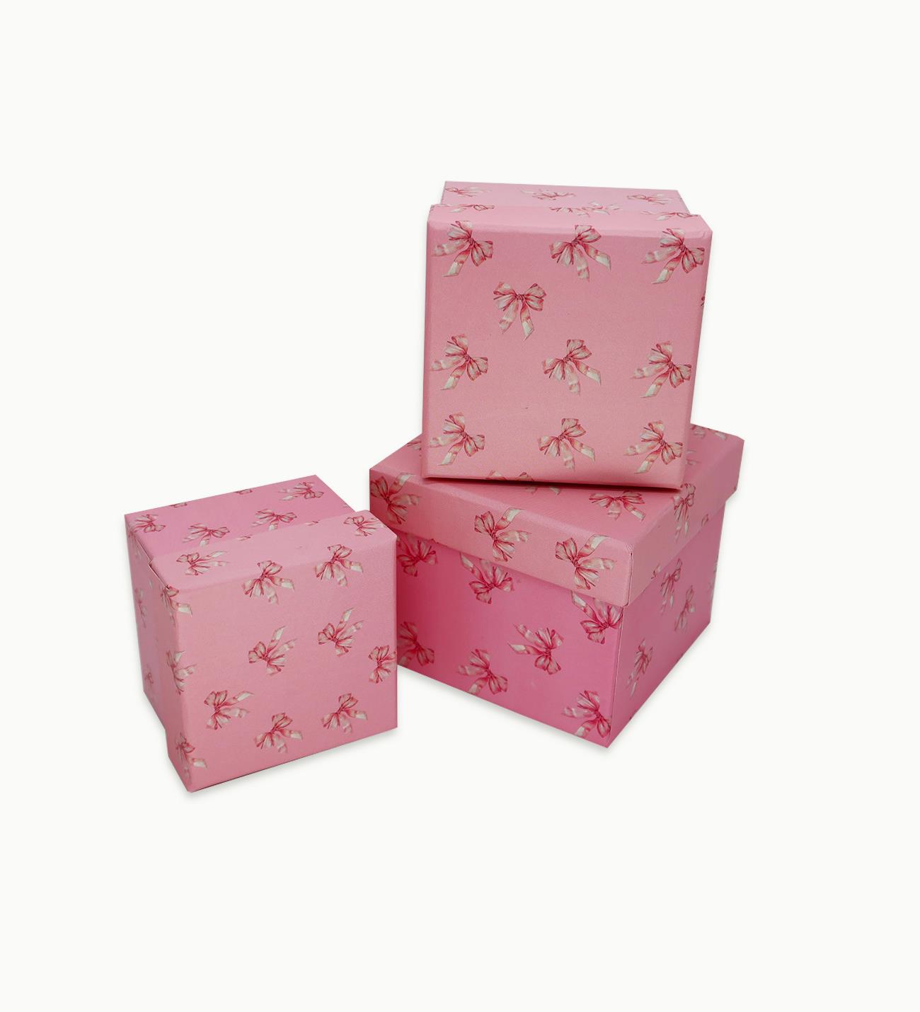 Fiyonk Tasarımlı 3lü Mini Kutu 