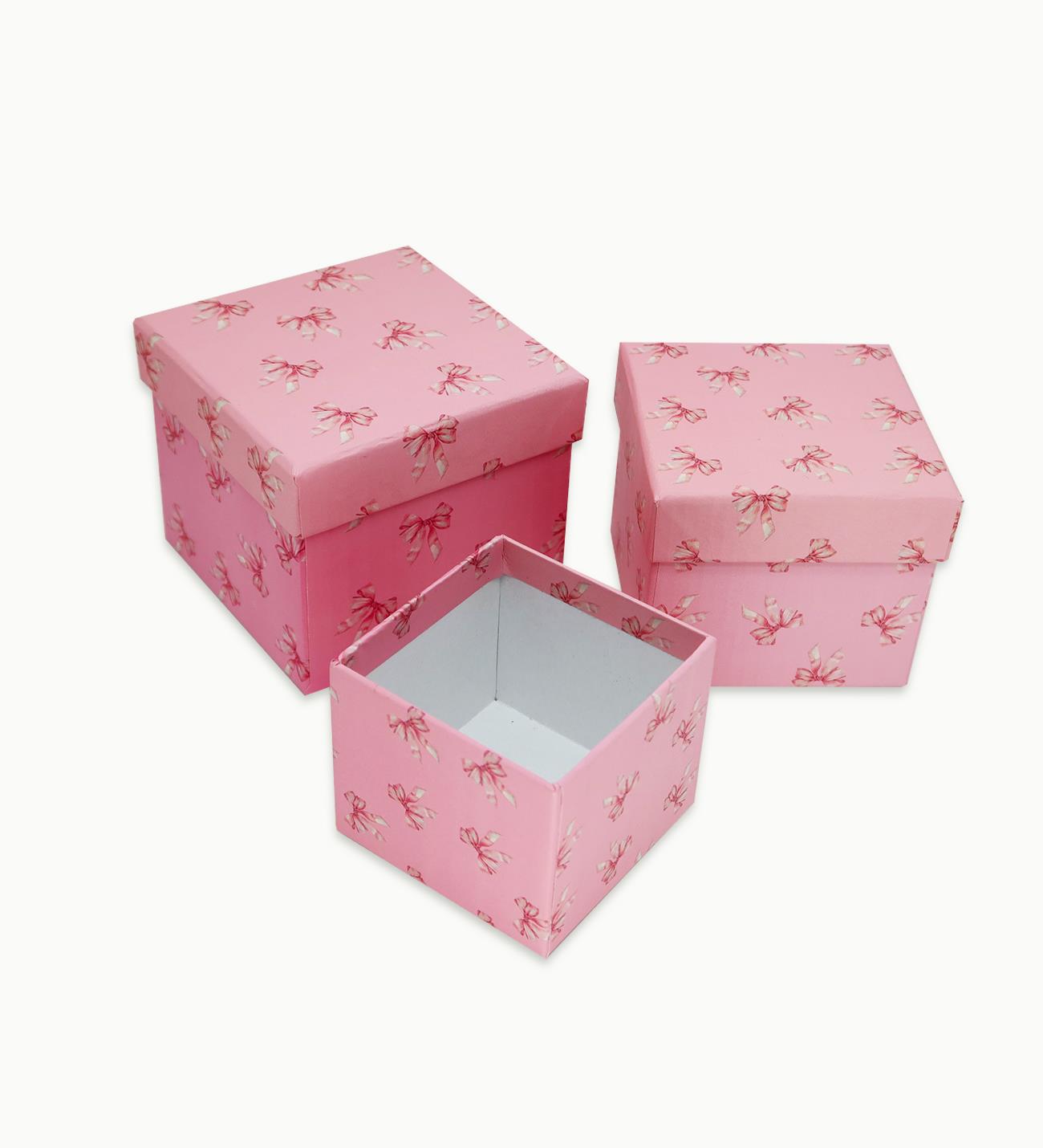 Fiyonk Tasarımlı 3lü Mini Kutu 