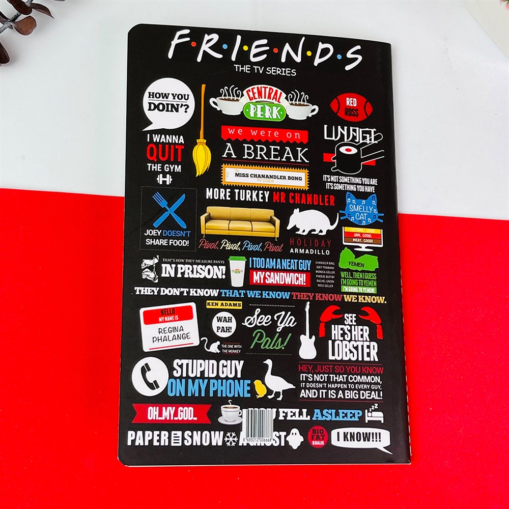 Friends Tasarımlı Terzi Dikişli Defter