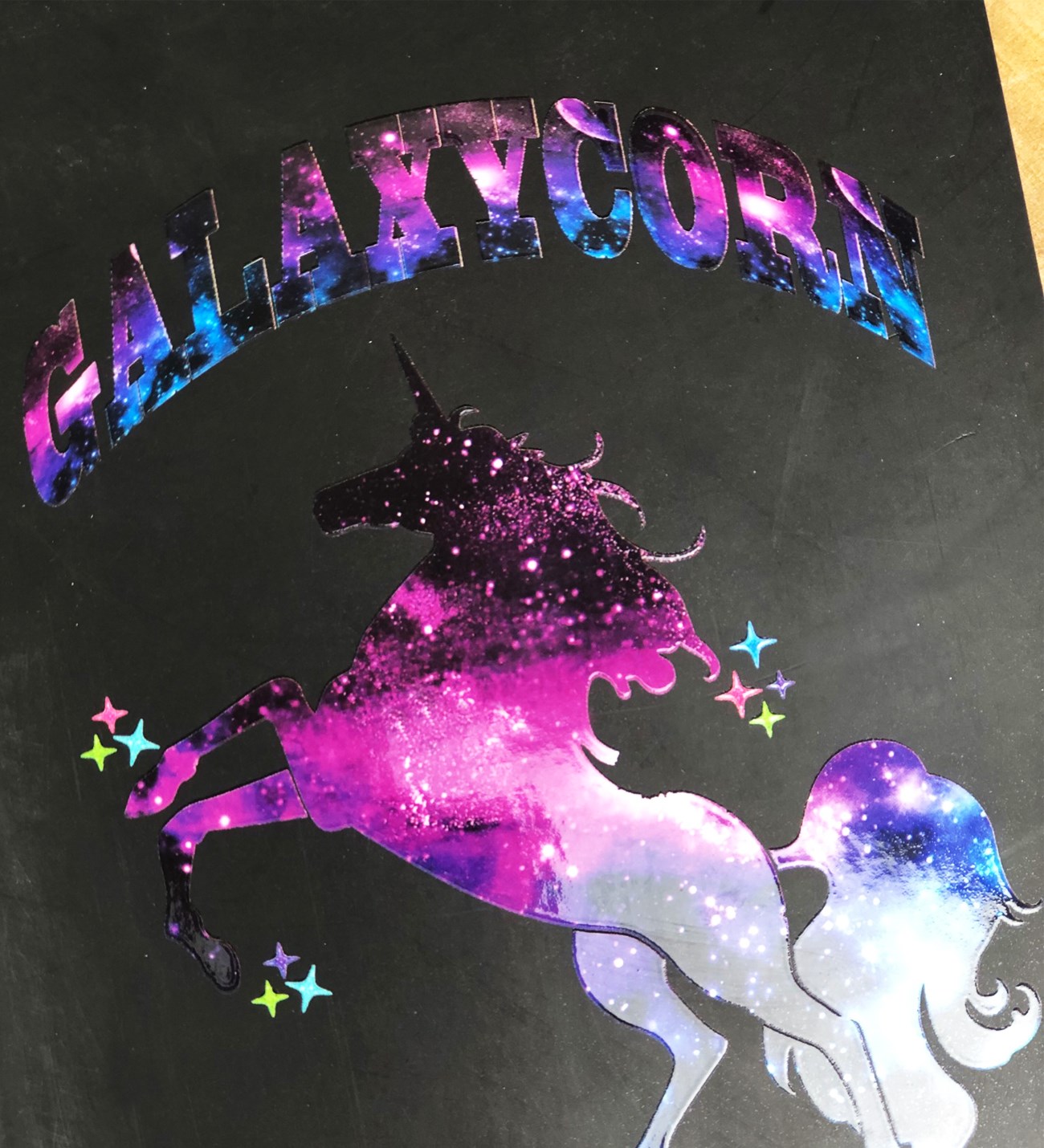 Galaxycorn Tasarımlı Lak Defter