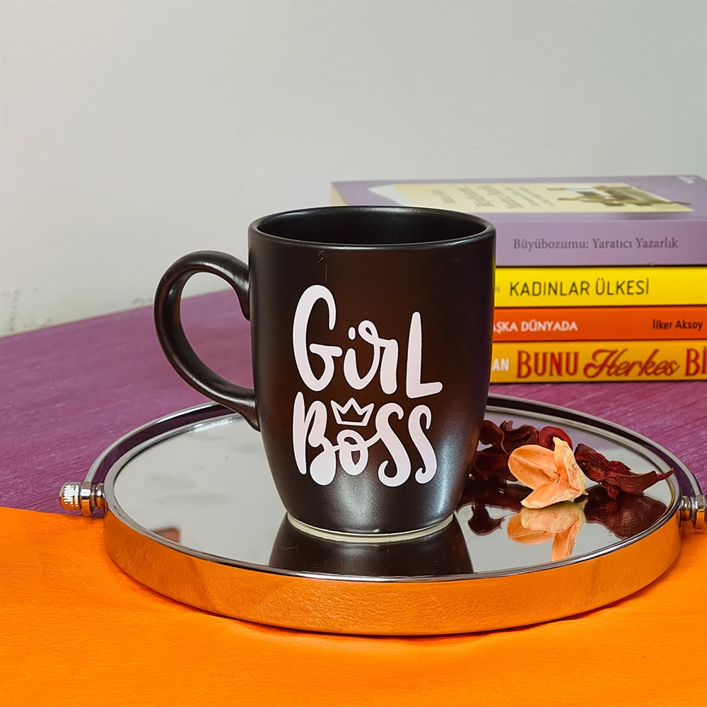 Girl Boss Siyah Kupa Toptan