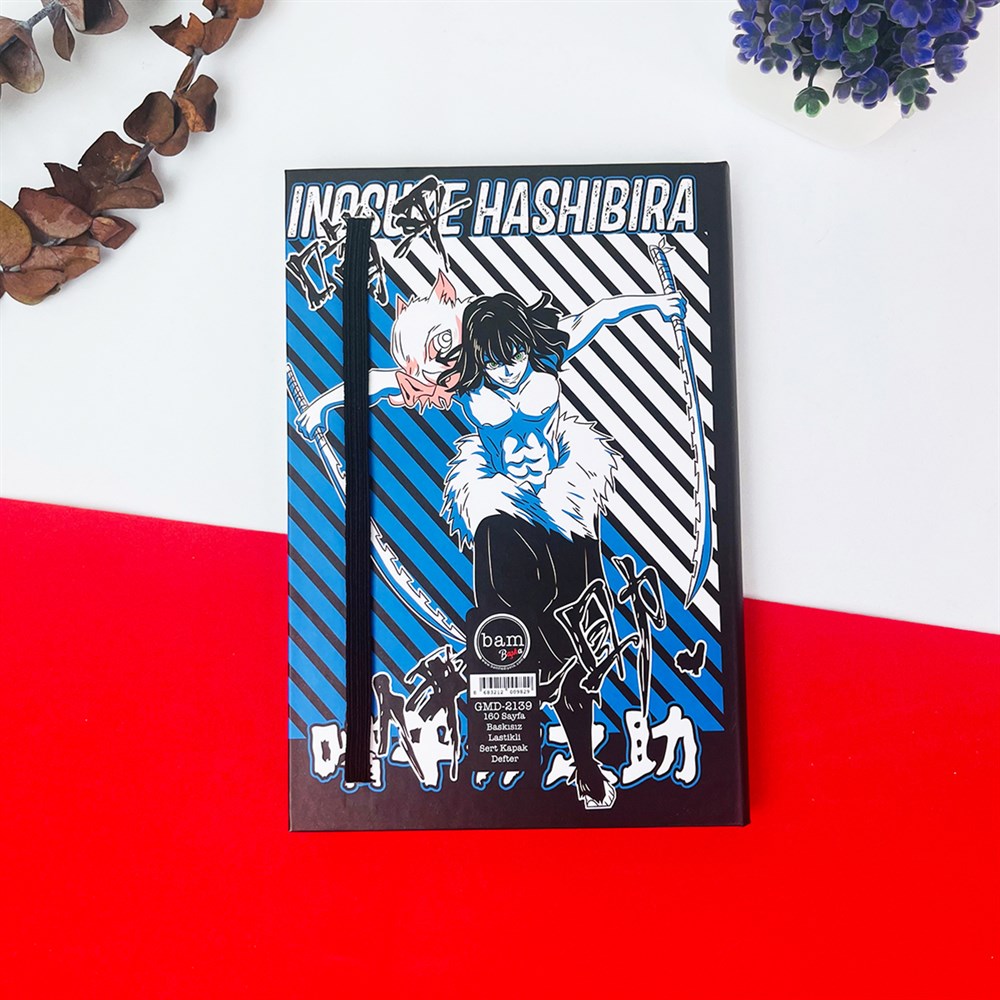 Hashibira Tasarımlı Lastikli Defter