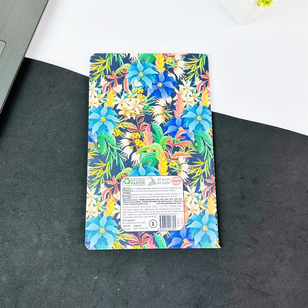 Her Anın Tadını Çıkar Tasarımlı Terzi Dikişli Defter