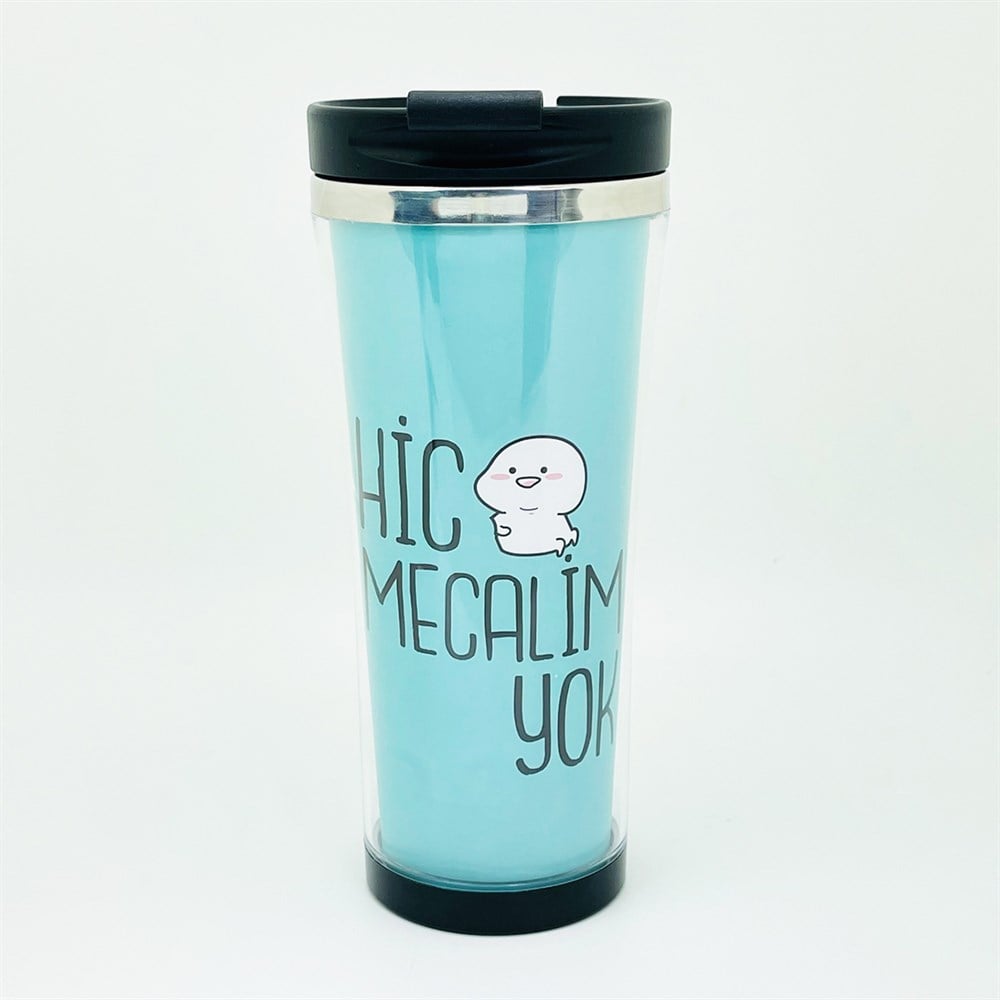 Hiç Mecalim Yok Tasarımlı 400 Ml Kağıt Termos