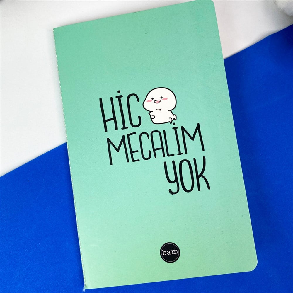 Hiç Mecalim Yok Tasarımlı Terzi Dikişli Defter